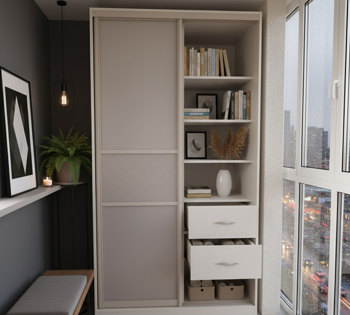 Шкаф для хранения на балконе Албани